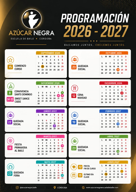Imagen horario de clases AZ 2026-27
